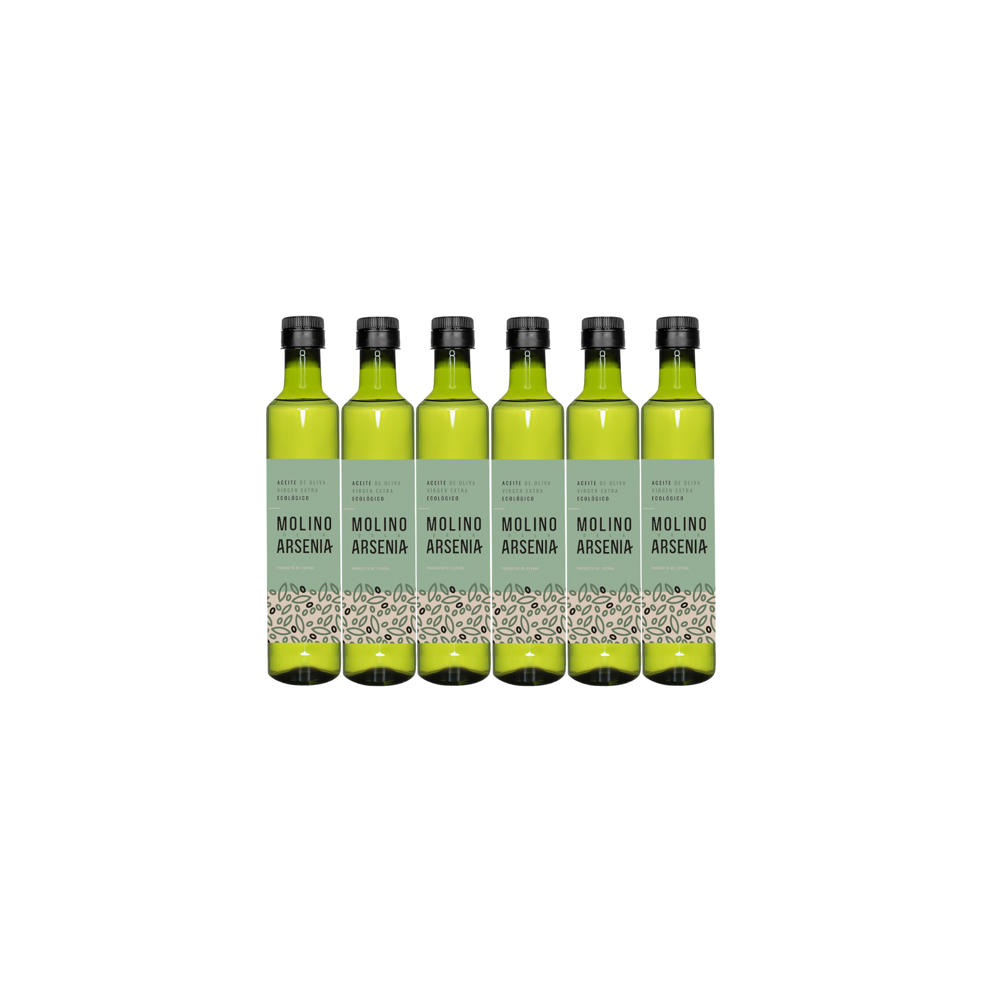 Pack 6×500 ML – AOVE ecológico Arbequina & Picual