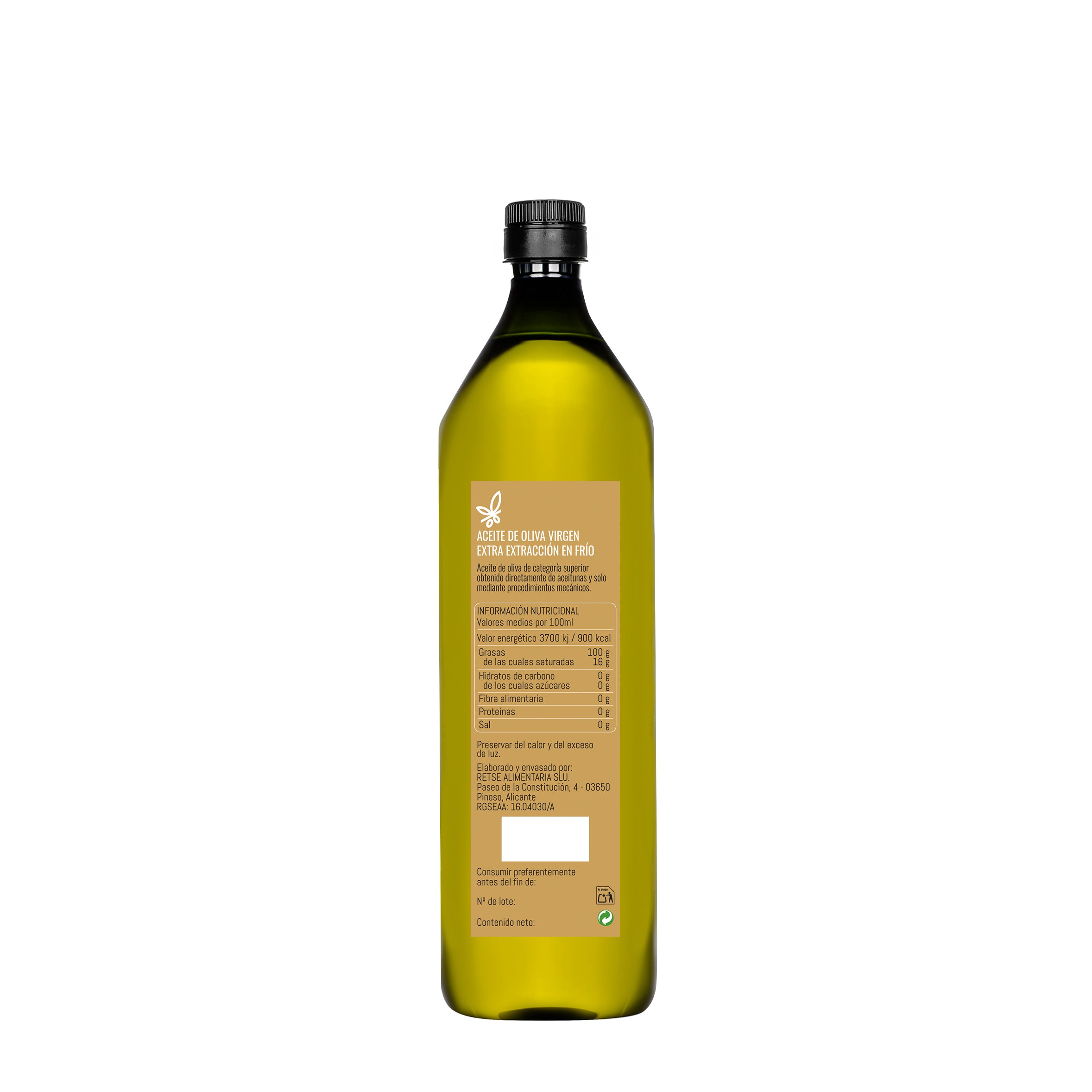 Conventional EVOO 1 L – Arbequina & Picual (PET)