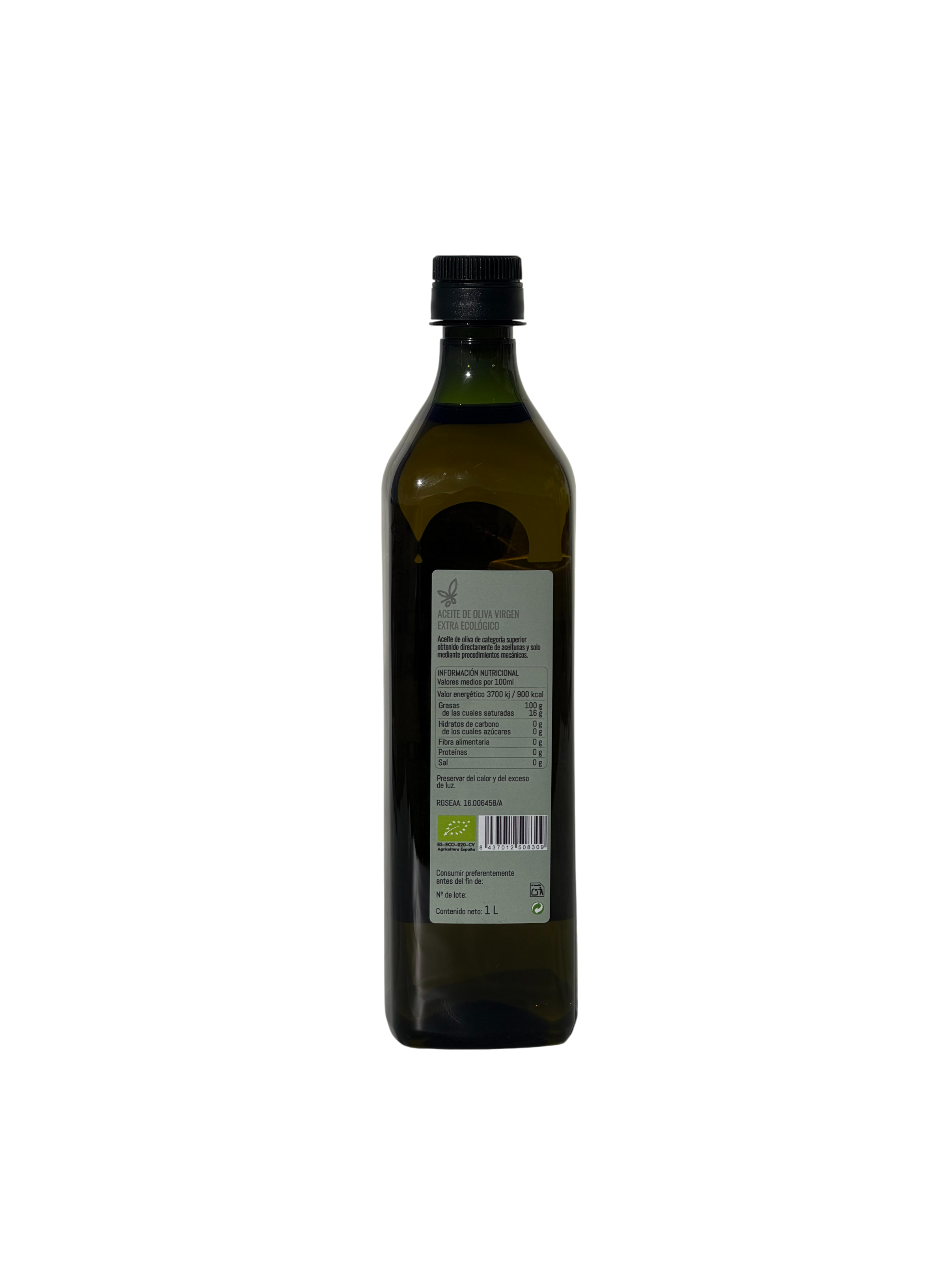 Aceite de Oliva Virgen Extra Ecológico 1L