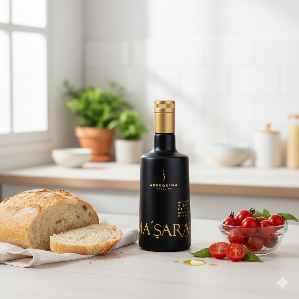 Ma’sarah Arbequina 500 ml – AOVE Ecológico Premium