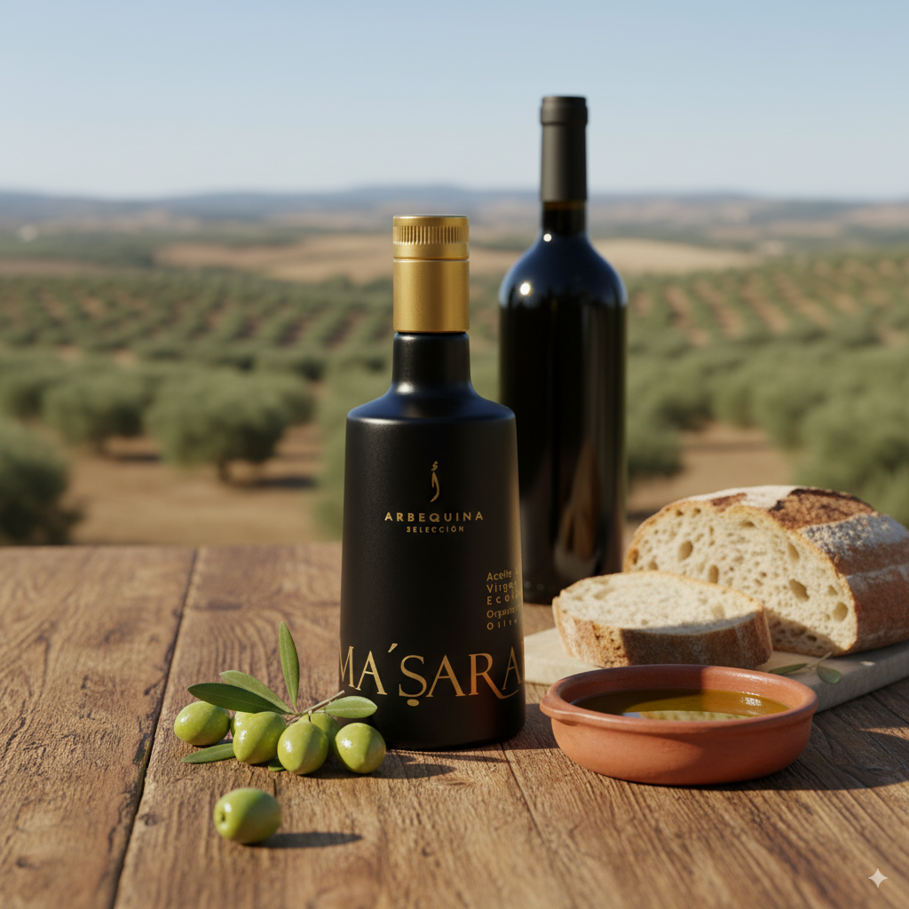 Ma’sarah Arbequina 500 ml – AOVE Ecológico Premium