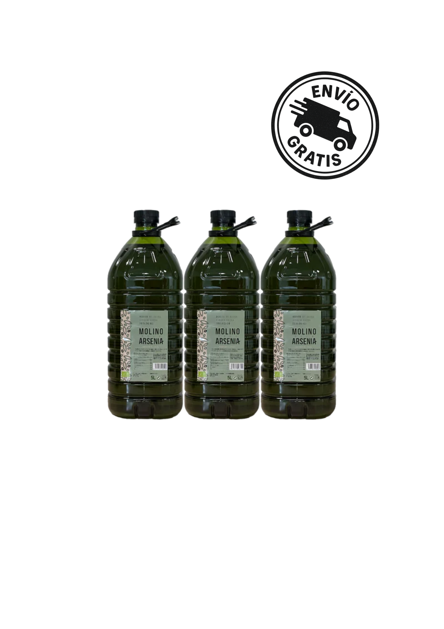 Pack 3×5L AOVE Ecológico Arbequina & Picual