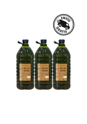 Pack 3×5 L AOVE Arbequina & Picual