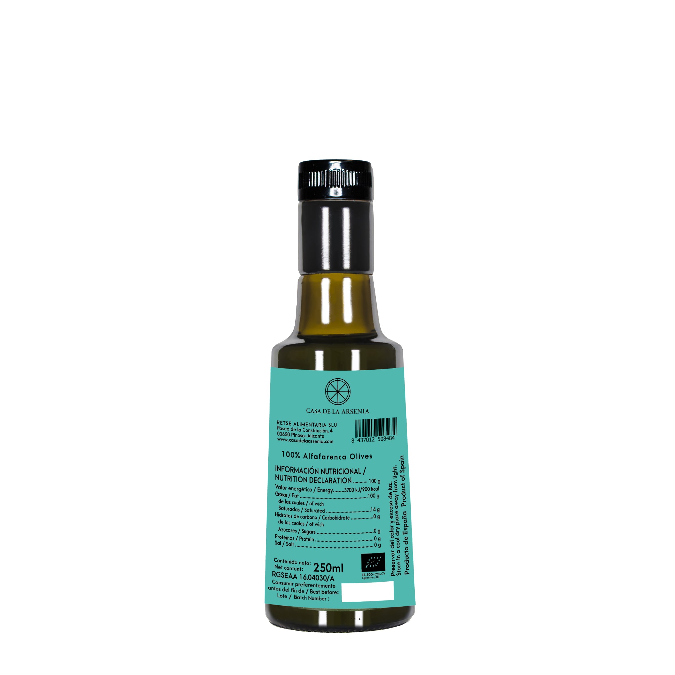 Ma'sarah Alfafarenca Organic EVOO 250 ML (Premium)