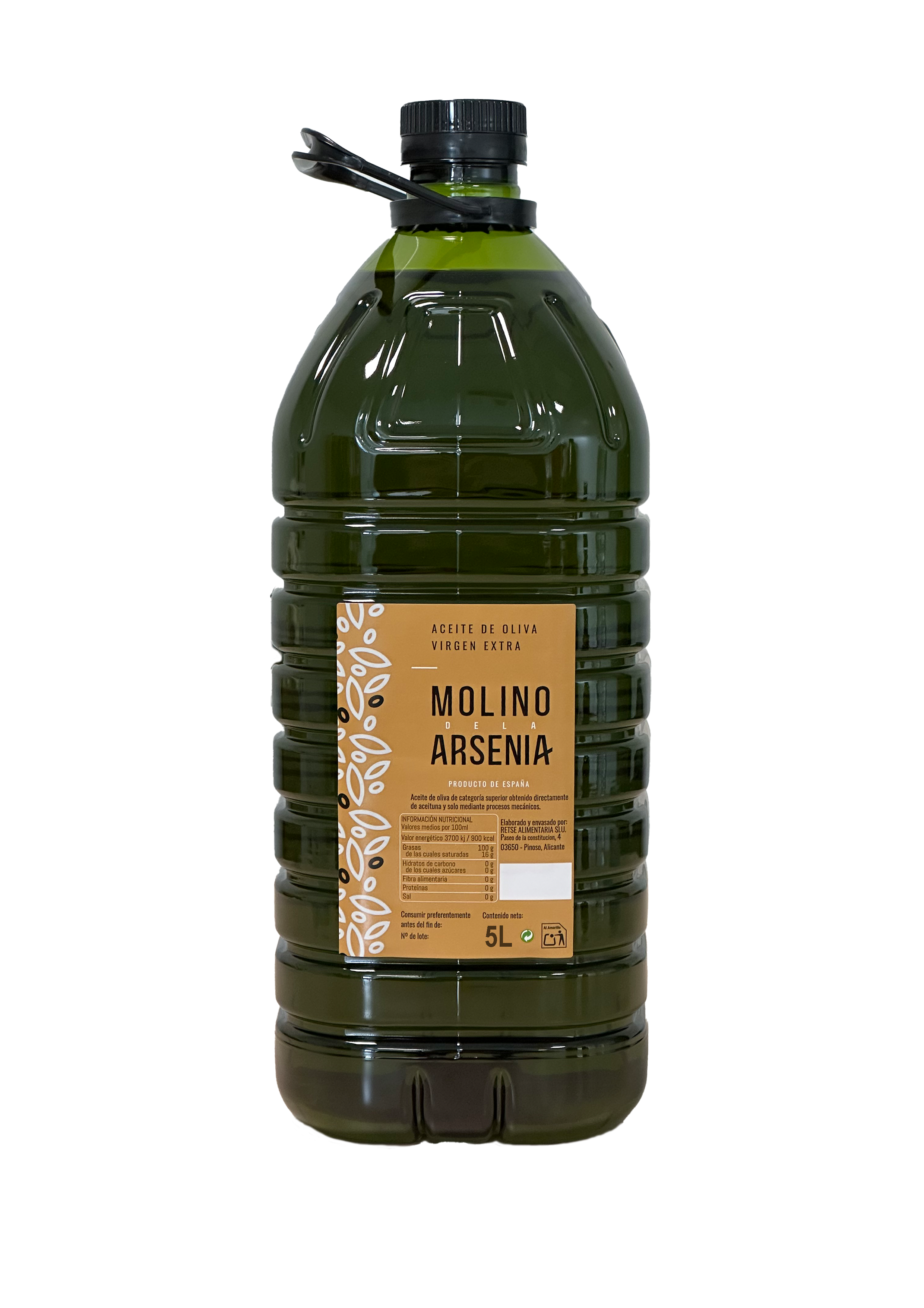 Conventional EVOO 5 L – Arbequina & Picual (PET)