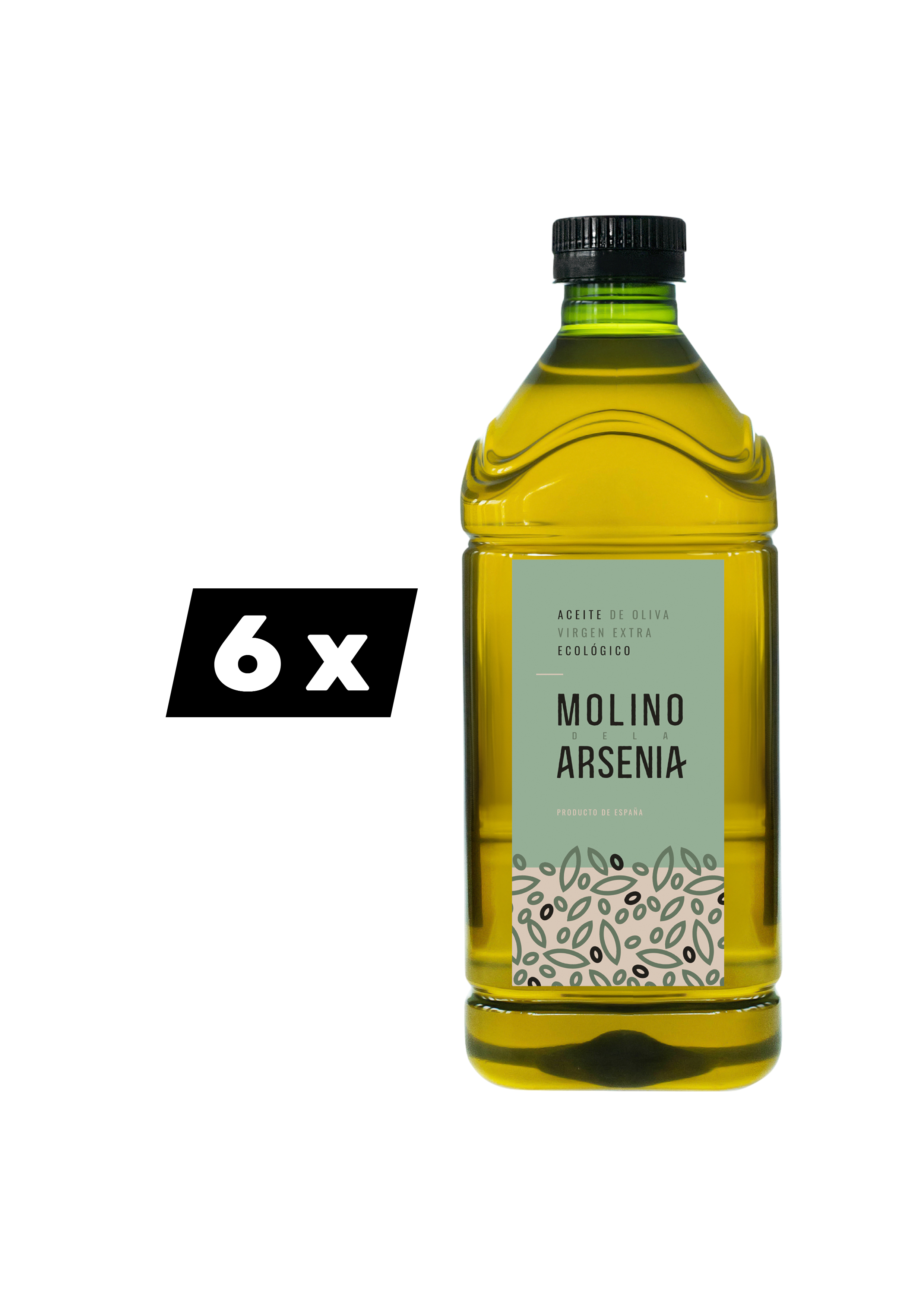 Pack 12L Aceite de Oliva Virgen Extra ECO (6x2L)